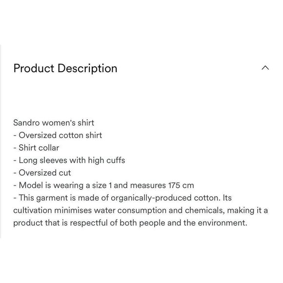 Sandro Paris Adriana Cotton Shirt - Picture 13 of 14